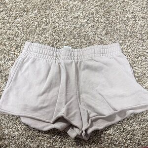 Garage Light Beige Cotton Shorts